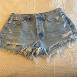 AGOLDE Vintage Cutoff shorts in Swapmeet